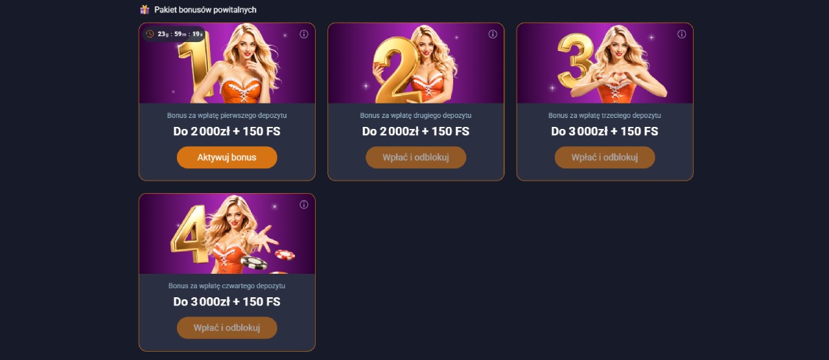 Bonus rejestracyjny Kasyna Vox: analiza promocji krok po kroku